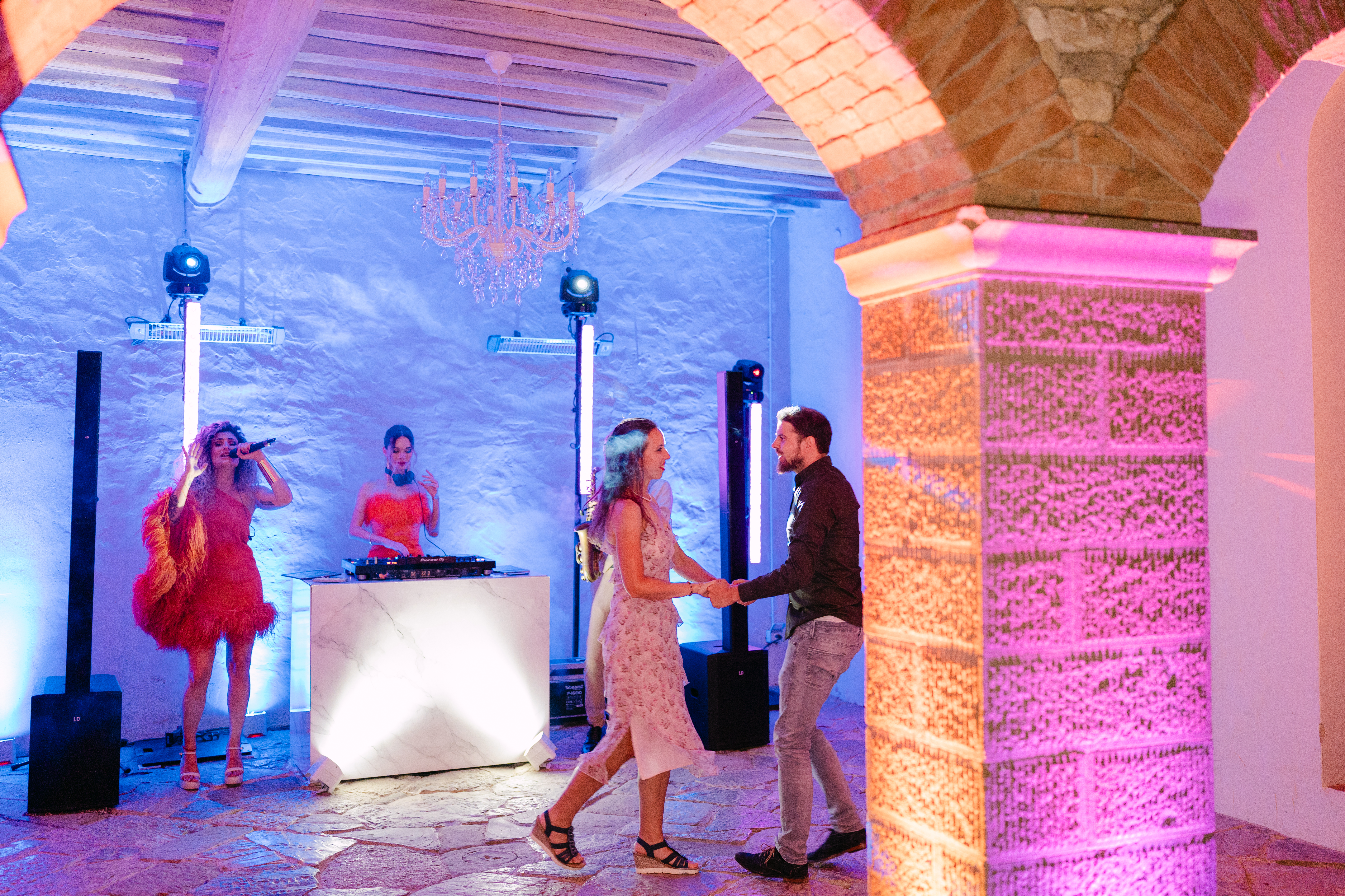 Braut mit Schleier Hochzeit in Italien